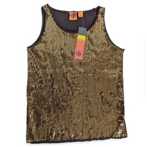 TORY BURCH sequin tank NWT-MEDIUM